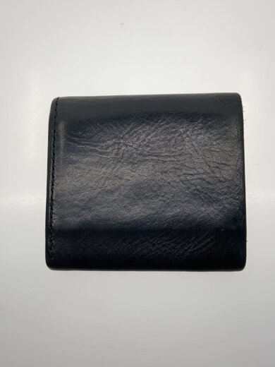 商品画像：2つ折り財布/レザー/BLK/無地/メンズ 2