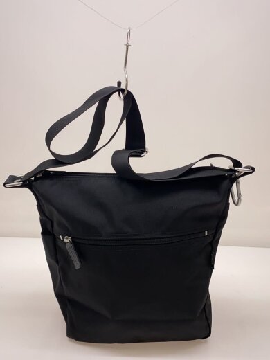 商品画像：ショルダーバッグ/キャンバス/BLK/無地/026991// 3