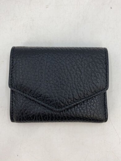 商品画像：3つ折り財布/レザー/BLK/無地/レディース/S56U0136 2