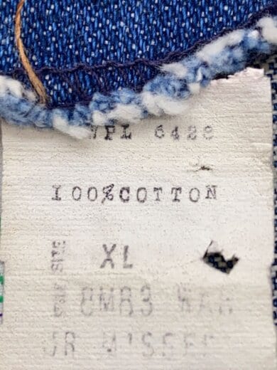 商品画像：テーラードジャケット/XL/デニム/IDG/無地 4