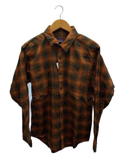 商品画像：長袖シャツ/S/コットン/BRW/チェック/53837FA20 1