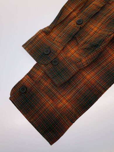 商品画像：長袖シャツ/S/コットン/BRW/チェック/53837FA20 5