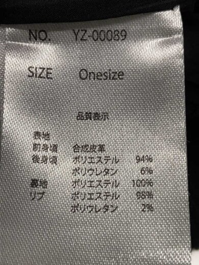 商品画像：ブルゾン/one/--/BLK/無地/YZ-00089// 5