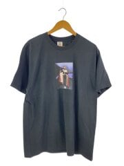 24FW／MARTINE ROSE TEE/Tシャツ/L/コットン/BLK/プリント