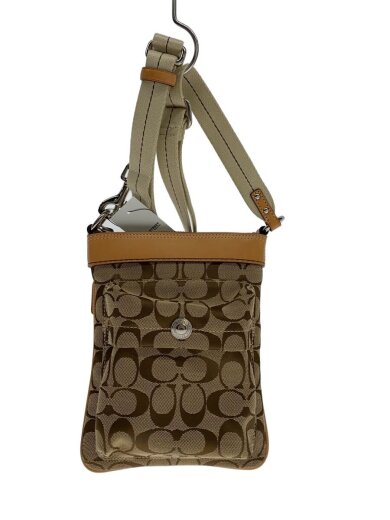 商品画像：ショルダーバッグ/キャンバス/BEG/総柄/6442 1