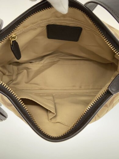 商品画像：イーストウエスト・ショルダーバッグ_レガシー_シグネチャー_ベージュ/キャンバス/BEG 6