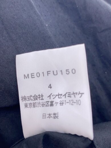 商品画像：テーラードジャケット/4/コットン/BLK/無地/ME01FU150 4