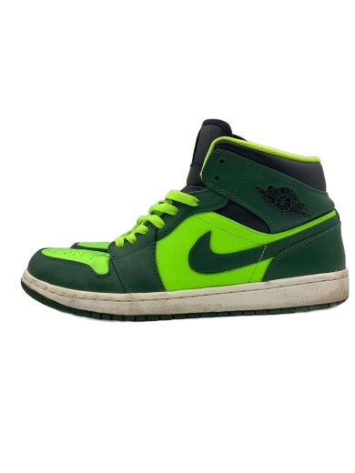 商品画像：AIR JORDAN 1 MID/エアジョーダン1ミッド/グリーン/554724-330/28.5cm/GRN 1