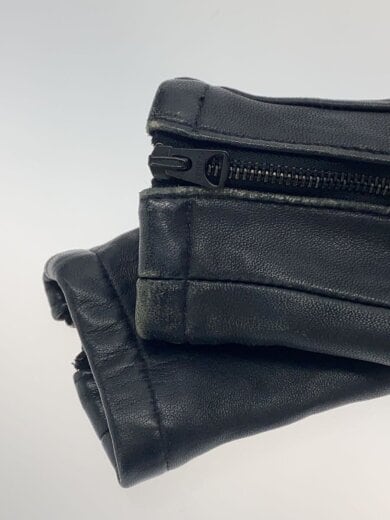 商品画像：ダブルライダースジャケット/S/羊革/BLK/無地/YD-Y92-705 5