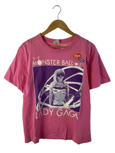 商品画像：Tシャツ/M/コットン/PNK/プリント 1