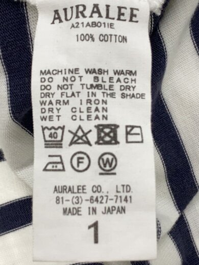 商品画像：長袖カットソー/1/コットン/WHT/ボーダー/A21AB01IE// 3