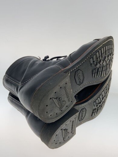 商品画像：レースアップブーツ/US7.5/BLK/レザー/8084 4