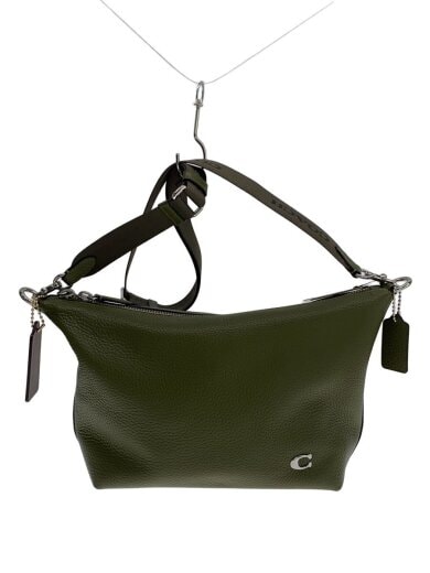 商品画像：ショルダーバッグ/レザー/KHK/無地/CBF03 1