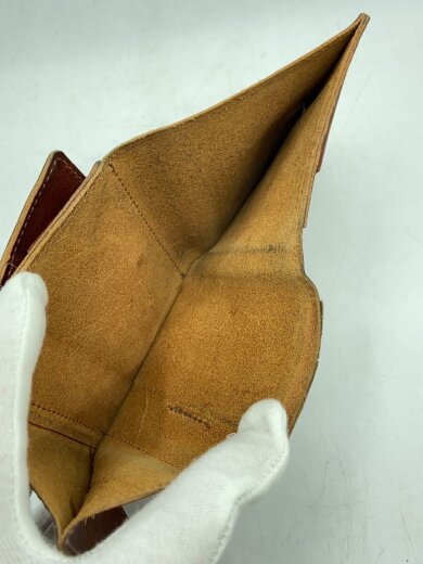 商品画像：3つ折り財布/レザー/BRW/無地/メンズ 6