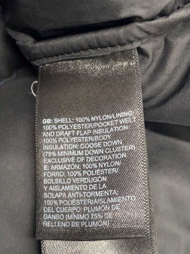 商品画像：ダウンジャケット/L/ポリエステル/BLU/751520/汚れ有り 4