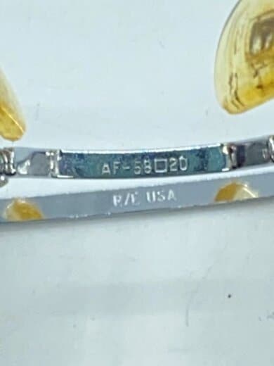 商品画像：サングラス/ウェリントン/プラスチック/SLV/BLK/メンズ 5