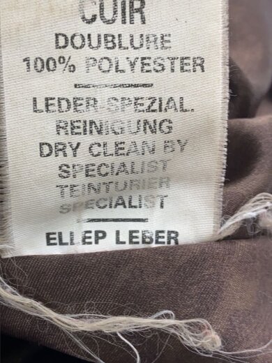 商品画像：SARDAR/レザージャケット・ブルゾン/M/レザー/BRW/無地 5