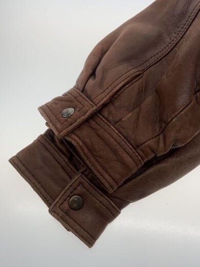 商品画像：SARDAR/レザージャケット・ブルゾン/M/レザー/BRW/無地 6