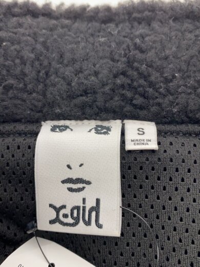 商品画像：フリースジャケット/S/ポリエステル/BLK/無地/105234021003 3