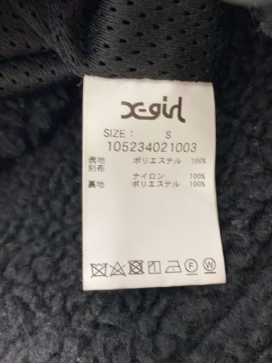 商品画像：フリースジャケット/S/ポリエステル/BLK/無地/105234021003 4