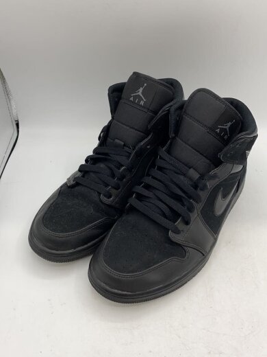 商品画像：AIR JORDAN 1 MID/エアジョーダンミッド/ブラック/554724-050/28cm/BLK 2