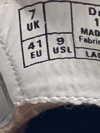 商品画像：シューズ/UK7/WHT/レザー 5