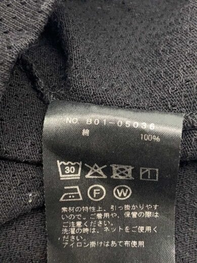 商品画像：Tシャツ/1/コットン/BLK/B01-05036 5