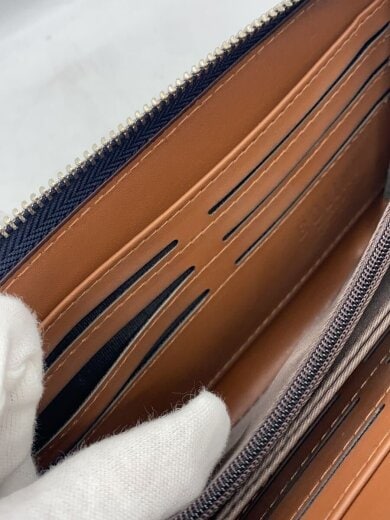 商品画像：BOLINI MILANO/長財布/レザー/BLU/メンズ 6