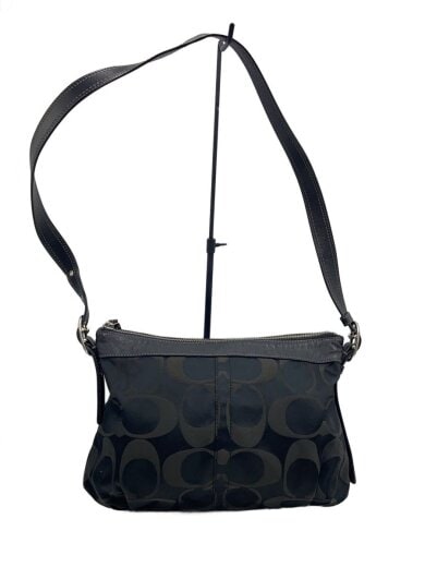 商品画像：ショルダーバッグ/キャンバス/BLK/13877 1