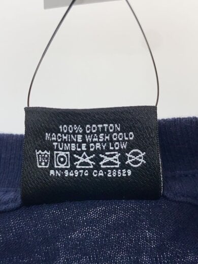 商品画像：長袖Tシャツ/L/コットン/NVY 4