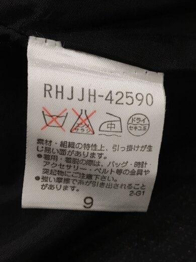 商品画像：ジャケット/9/ウール/BLK/rhjjh-42590// 4