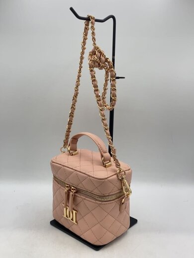 商品画像：24AW/キルティングDDロゴバッグ/ショルダーバッグ/レザー/PNK/112436006// 2