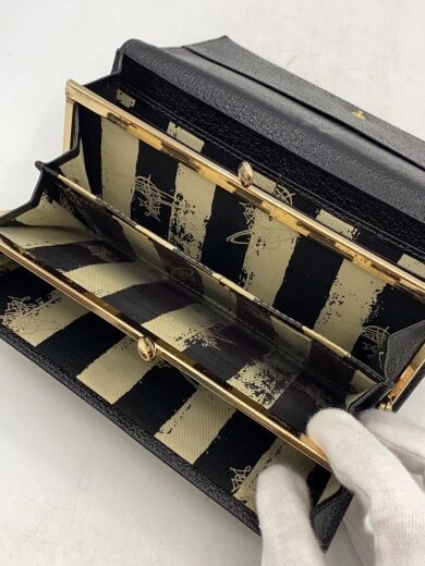 商品画像：長財布/レザー/BLK/無地/メンズ// 4