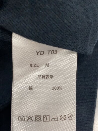 商品画像：Tシャツ/M/コットン/BLK/YD-T03// 4