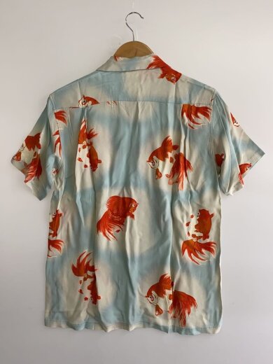 商品画像：アロハシャツ/S/レーヨン/金魚柄// 2