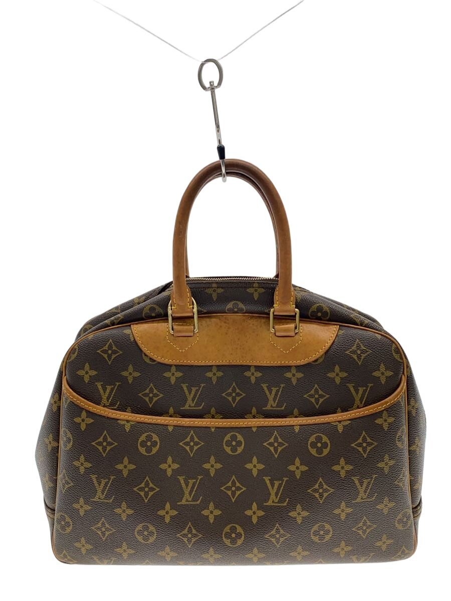 LOUIS VUITTON / 2)ボーリング・ヴァニティ(ドーヴィル)_モノグラム・キャンバス/PVC/BRW
