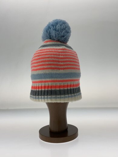商品画像：ニットキャップ/--/アクリル/マルチカラー/ボーダー/メンズ/CU9953 2