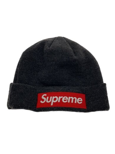 商品画像：ニットキャップ/ボックスロゴ/アクリル/GRY/無地/メンズ/G2908242021 1