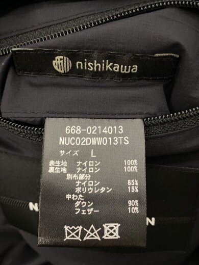 商品画像：ダウンジャケット/L/ナイロン/BLK/668-0214013 4