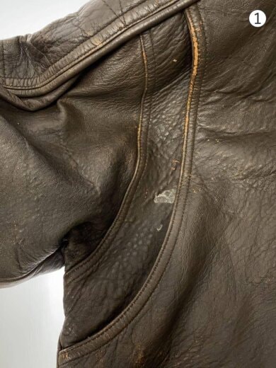 商品画像：uno UOMO/レザージャケット・ブルゾン/L/羊革/BRW 9