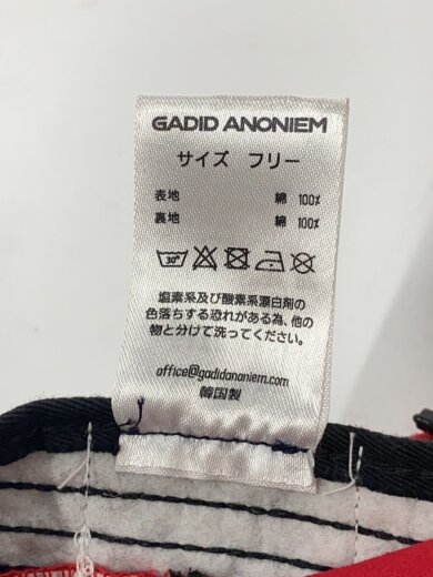 商品画像：キャップ/FREE/コットン/RED/無地/メンズ 6