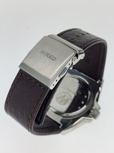 商品画像：クォーツ腕時計/アナログ/レザー/YLW/BRW/V14J-0BD0 5