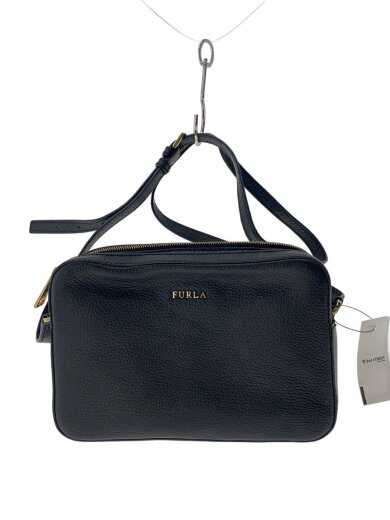 商品画像：ショルダーバッグ/レザー/BLK/無地 1