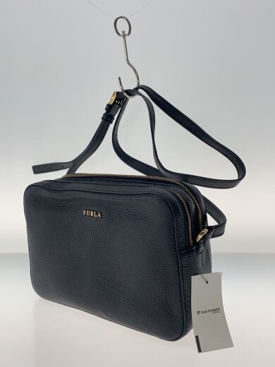 商品画像：ショルダーバッグ/レザー/BLK/無地 2