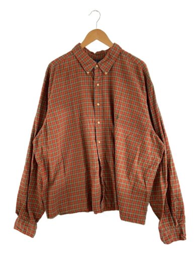 商品画像：長袖シャツ/--/--/RED/チェック// 1