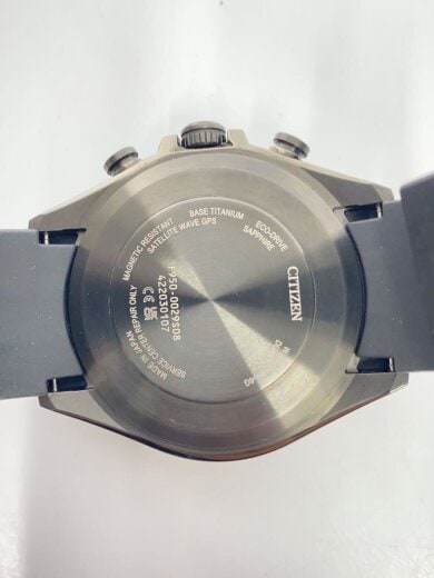 商品画像：クォーツ腕時計/アナログ/ラバー/SLV/BLK/SS/F950-0029S08 3