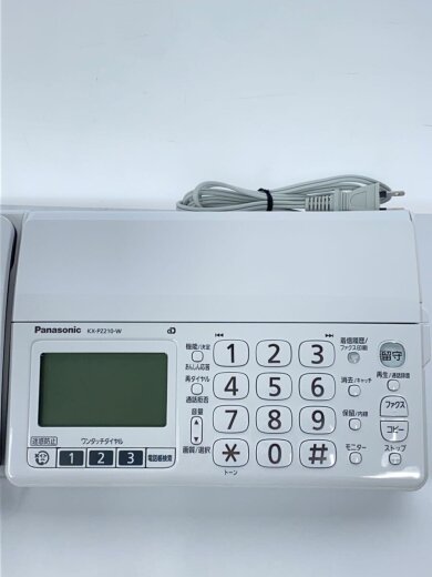 商品画像：FAX電話 おたっくす KX-PZ210DL-W// 9