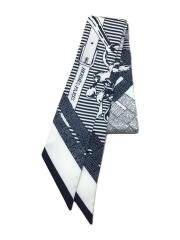 ツイリー/Mors a jouets chemise/シュミーズ/馬銜/スカーフ/シルク/NVY/総柄