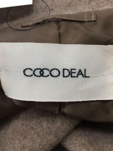 画像：COCO DEALココディール/ウールトレンチデザインコート/1/ウール/ブラウン/無地/716193413