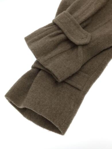 画像：COCO DEALココディール/ウールトレンチデザインコート/1/ウール/ブラウン/無地/716193415